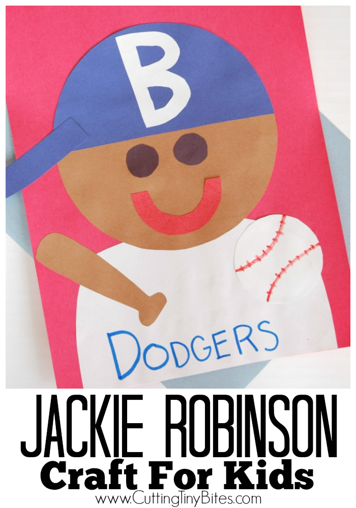 Jackie robinson craft what can we do with paper and glue