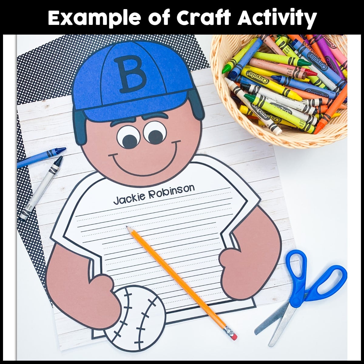 Jackie robinson craft activity