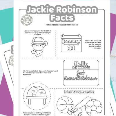 Printable jackie robinson facts for kids kids activities blog