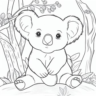 Page coloring page template pictures