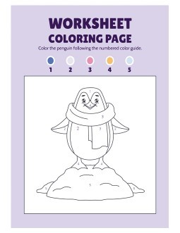 Free coloring page worksheet template in google docs
