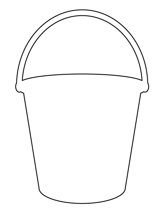 Printable bucket template summer preschool crafts bucket crafts summer crafts