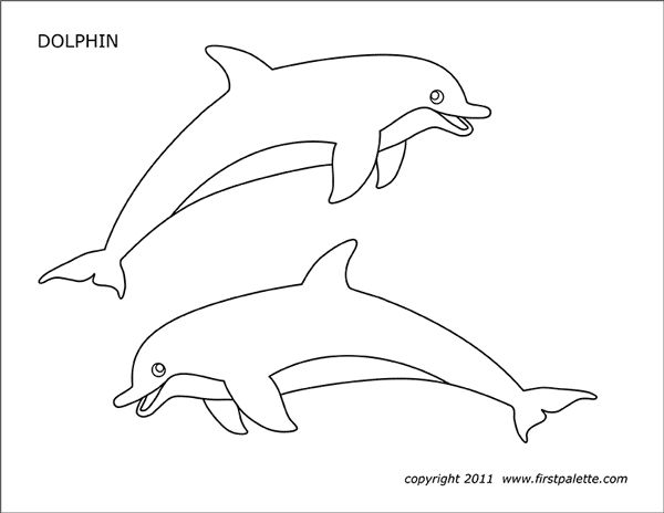 Dolphin free printable templates coloring pages fish coloring page free coloring page template â dolphin coloring pages coloring pages fish coloring page
