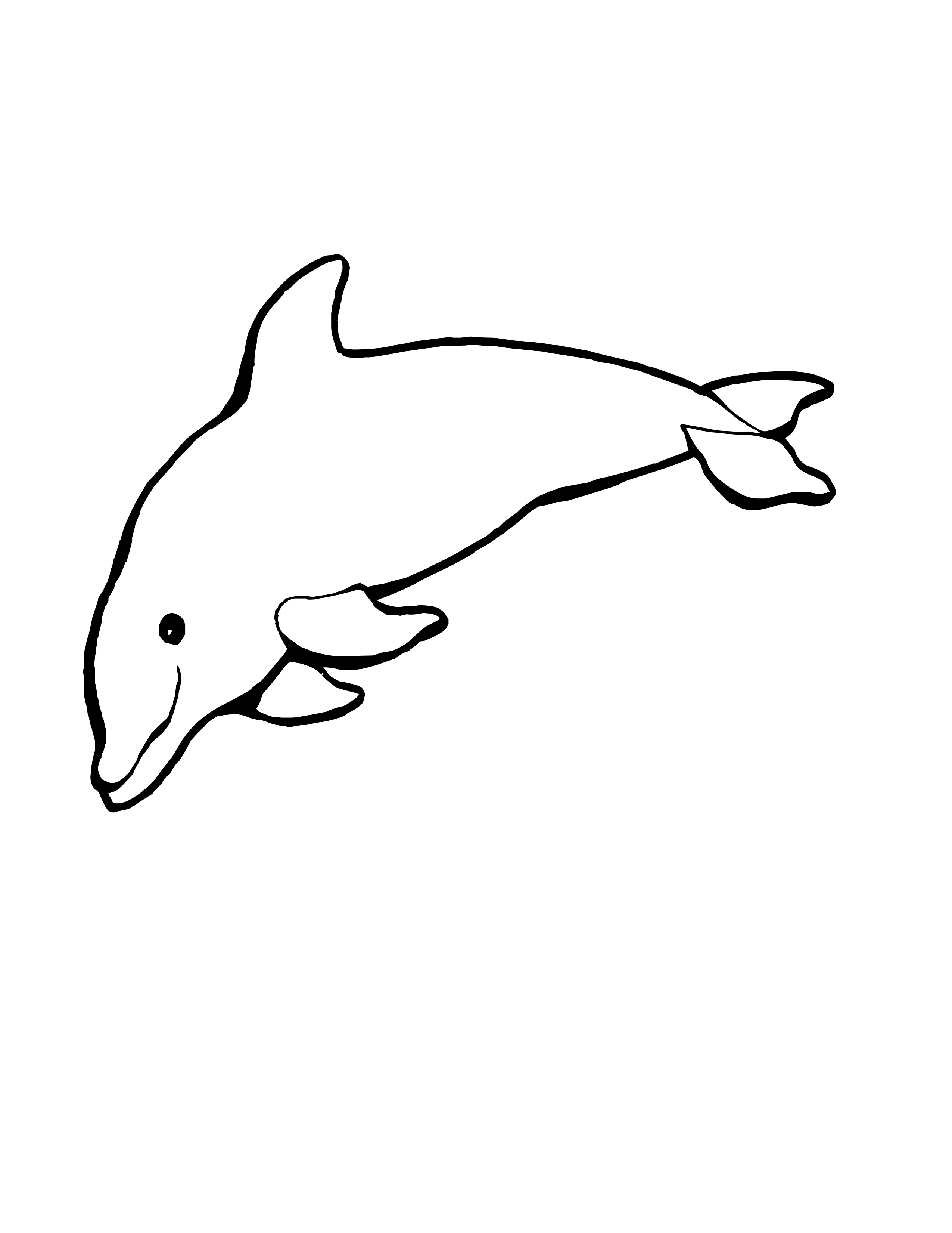 Free printable dolphin coloring pages for kids