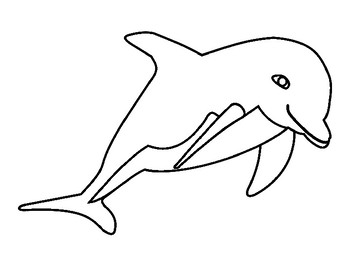 Dolphin templates dolphin coloring pages dolphin outlines dolphin bulletin board