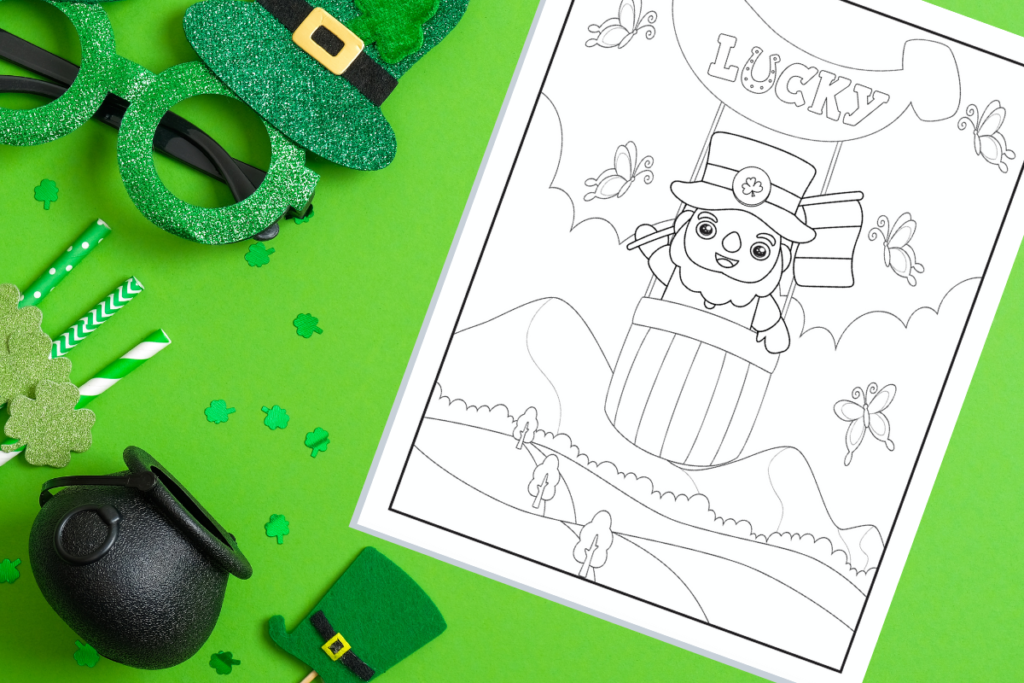 Cute printable st patricks day coloring pages