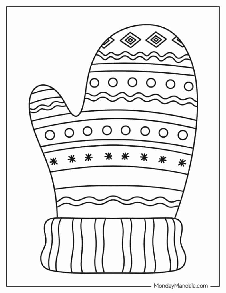 Mitten templates free pdf printables