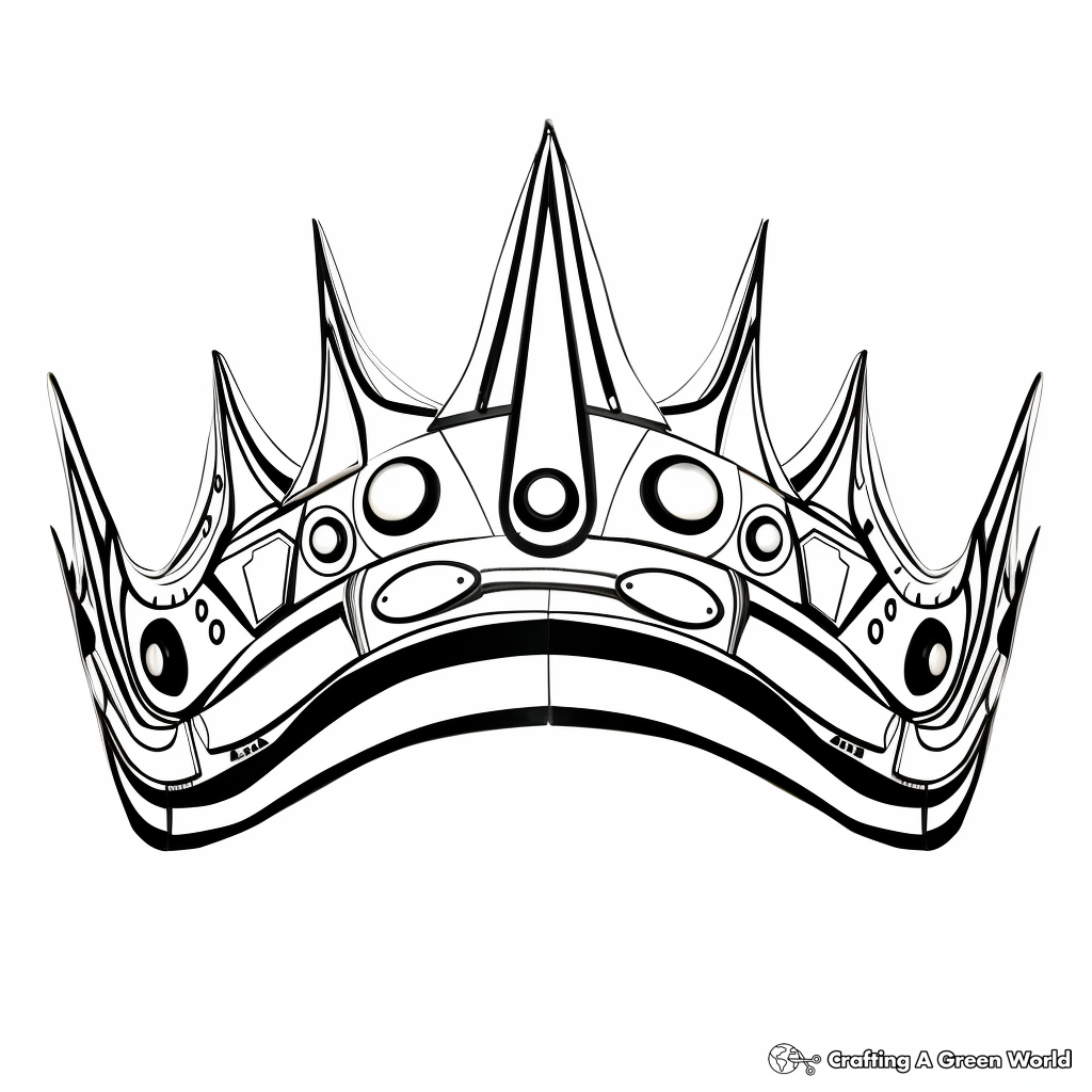 Tiara coloring pages