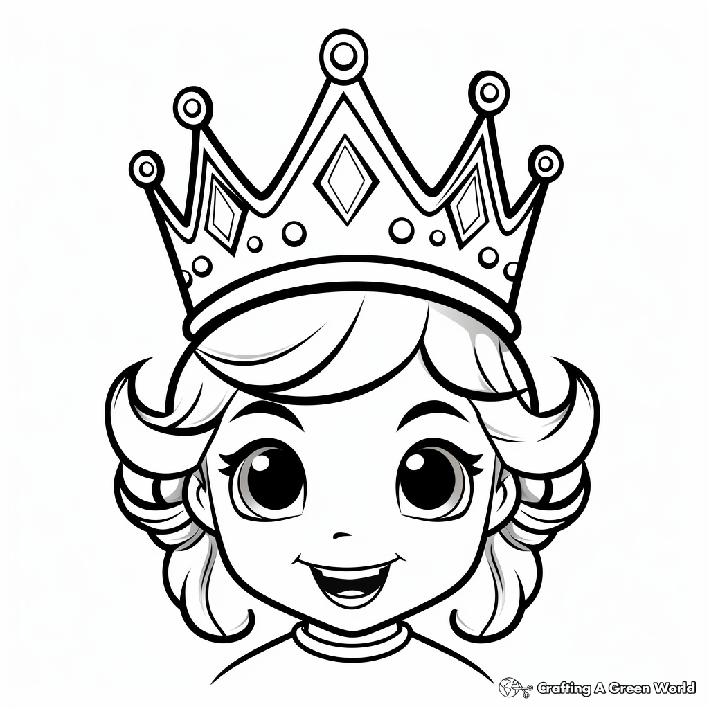 Tiara coloring pages