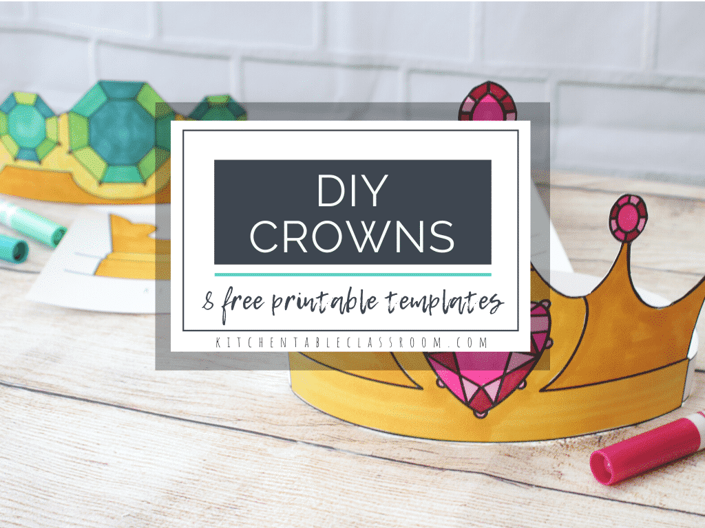 Diy printable crown templates