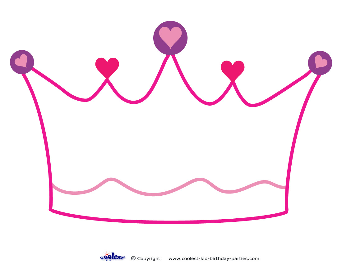 Free printable queen crown template