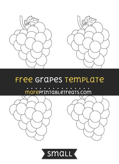 Free grapes template