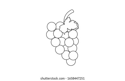 Grape coloring book stock photos and pictures