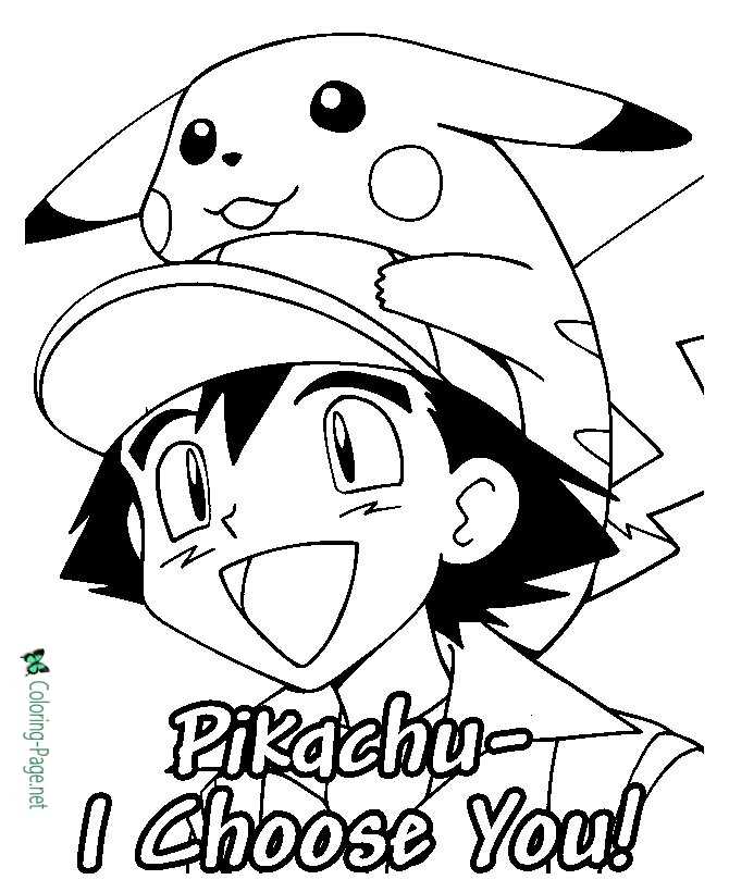 Pokemon coloring page