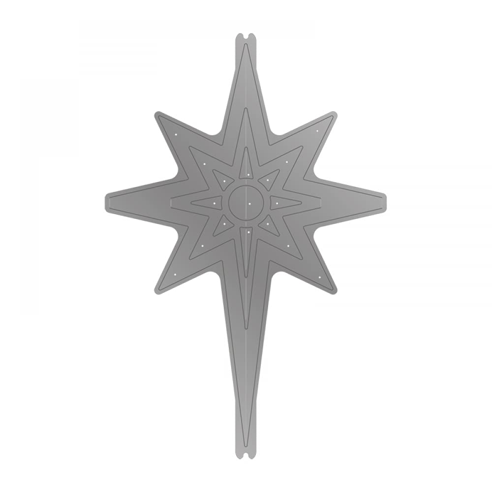 Star of bethlehem christmas dies for card making diy scrapbooking embossing stencil die cuts punch template moulds arts crafts metal cutting die for paper crafting scrapbooking supplies album decor