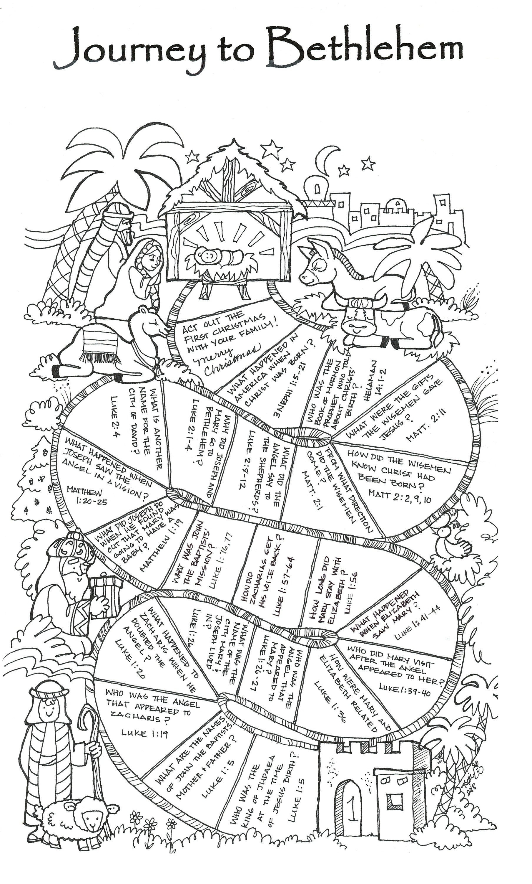 Advent calendar coloring page download now