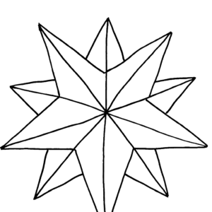 Christmas star coloring pages printable for free download