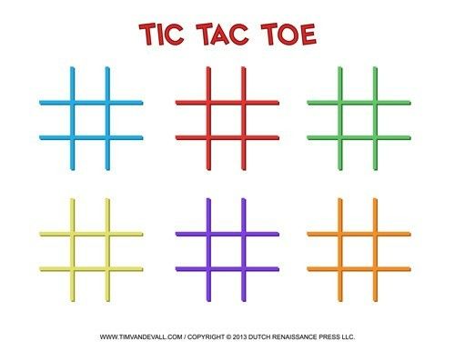 Printable tic