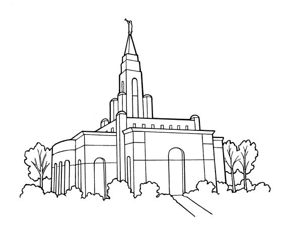 Temple illustration lds coloring pages lds temples utah temples