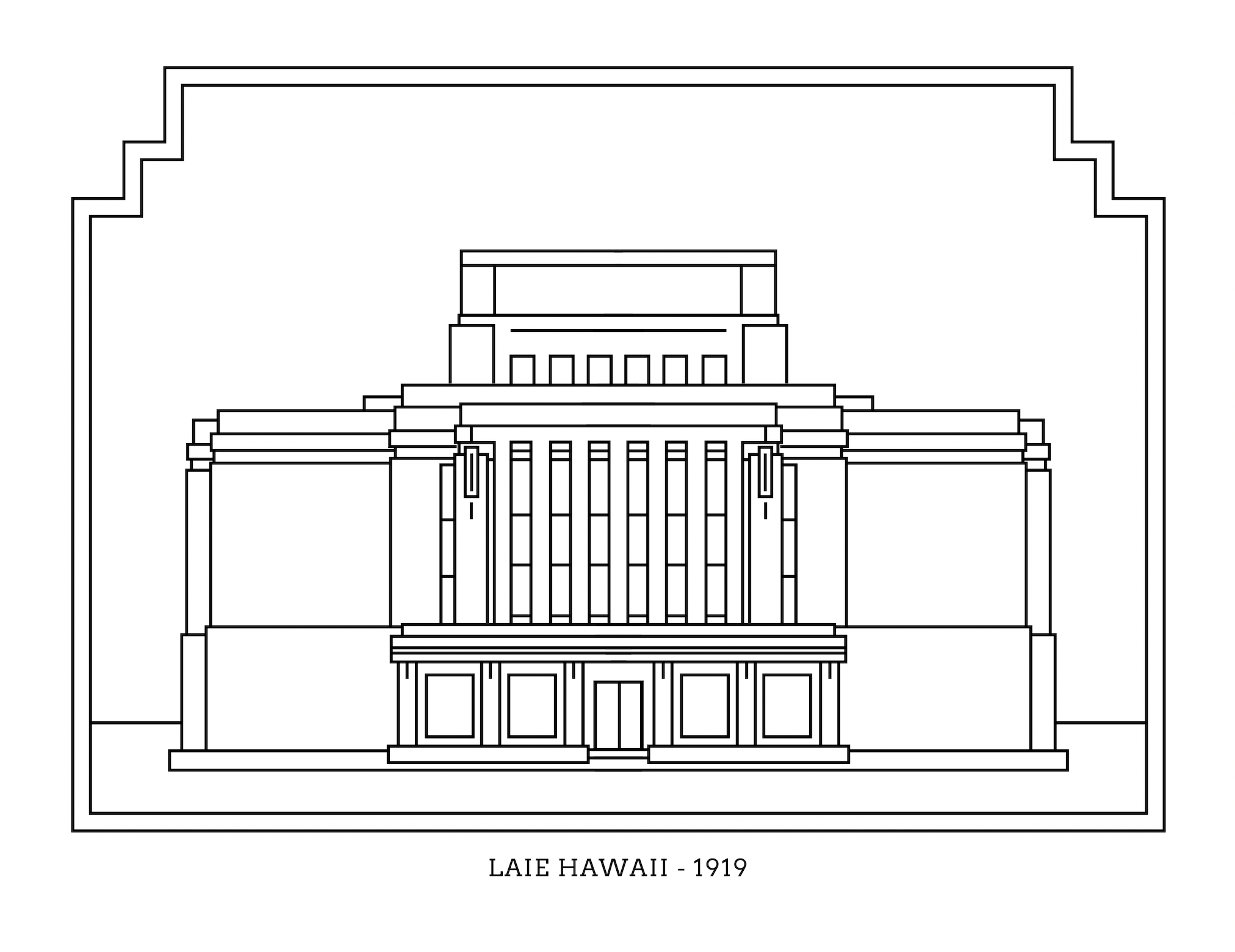 Temple coloring pages â latter day baby