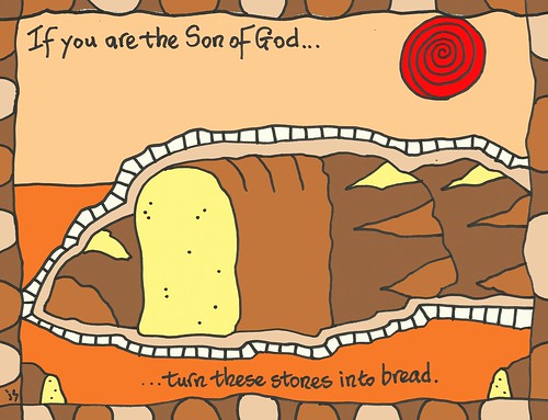 Temptation of jesus art â stushie art