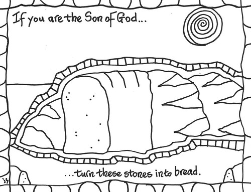 Temptation of jesus art â stushie art