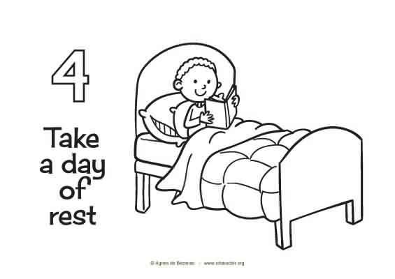 Commandments coloring pages â