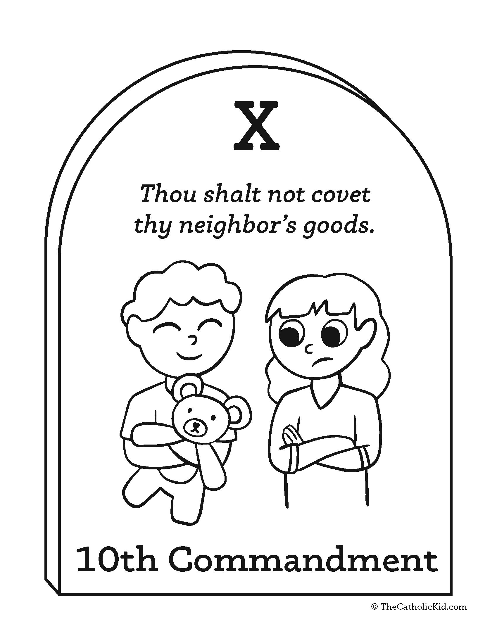Ten mandment classroom posters