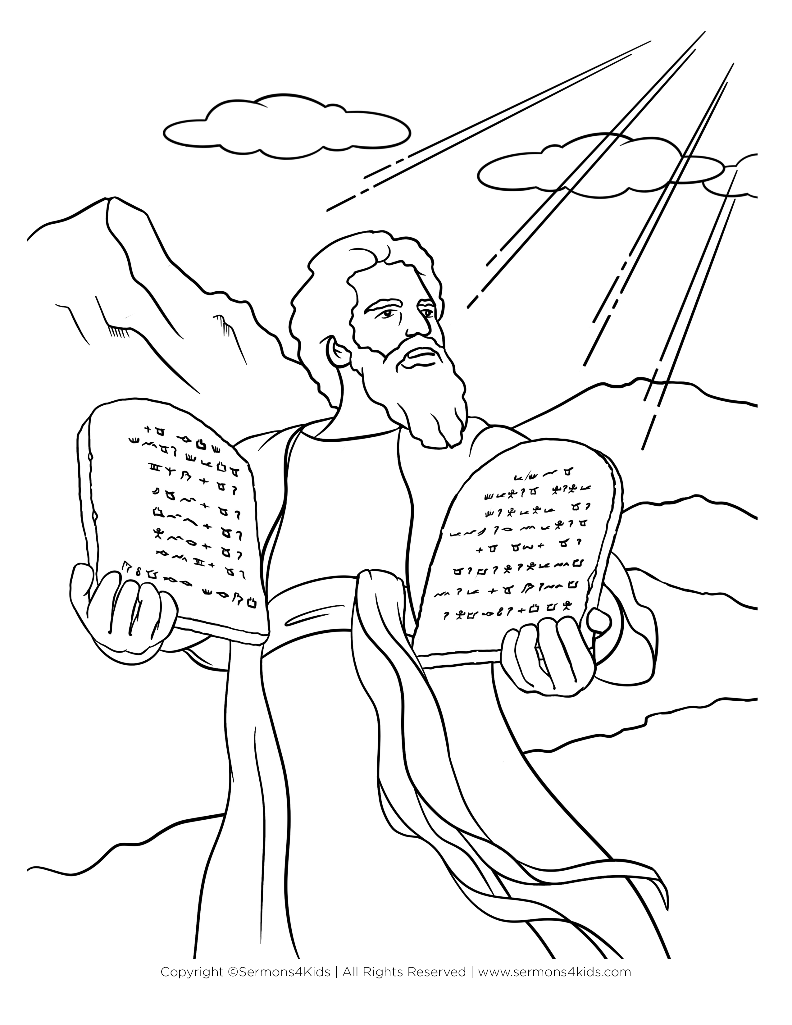 The ten mandments childrens sermons from serm