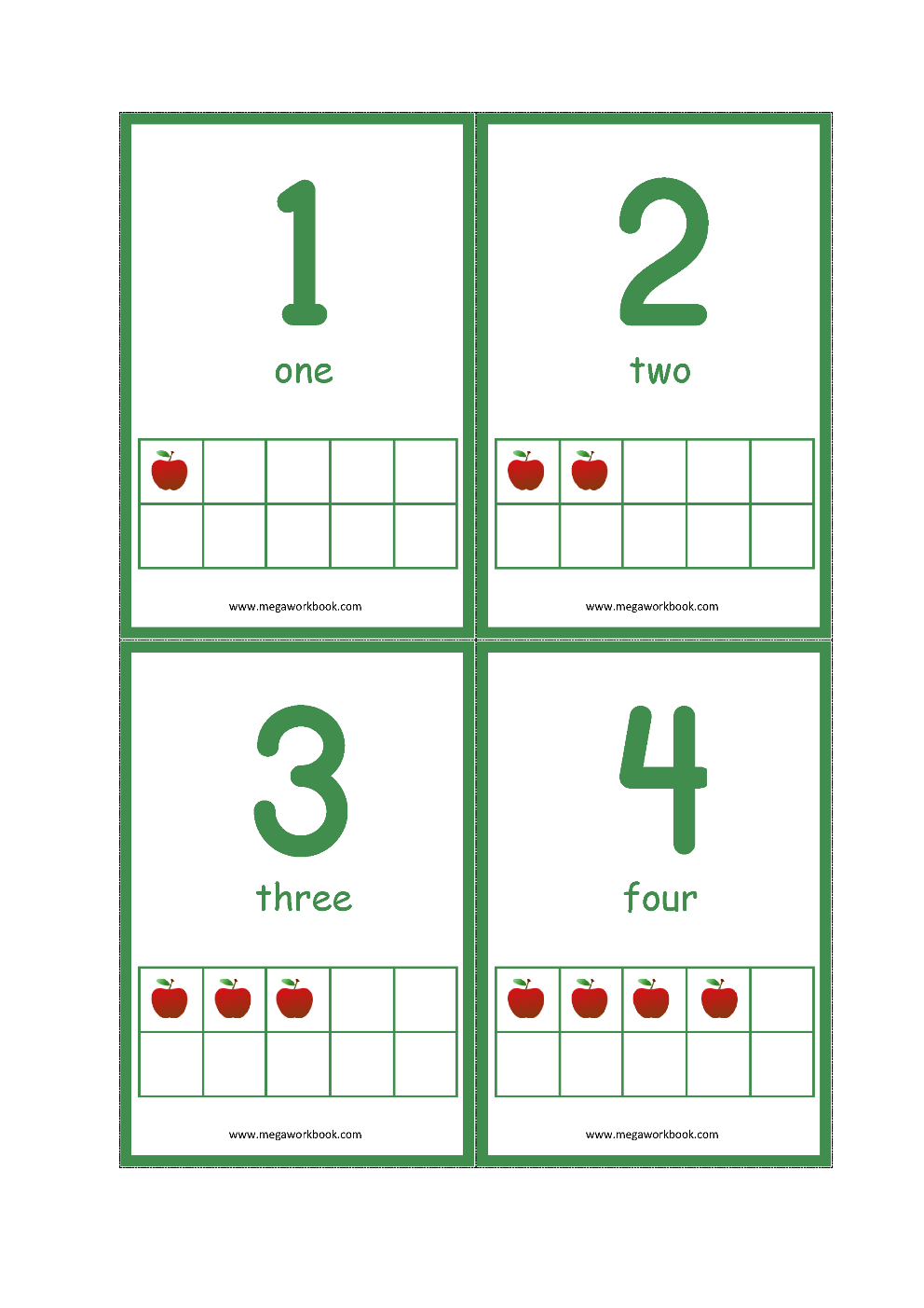 Ten frame printables