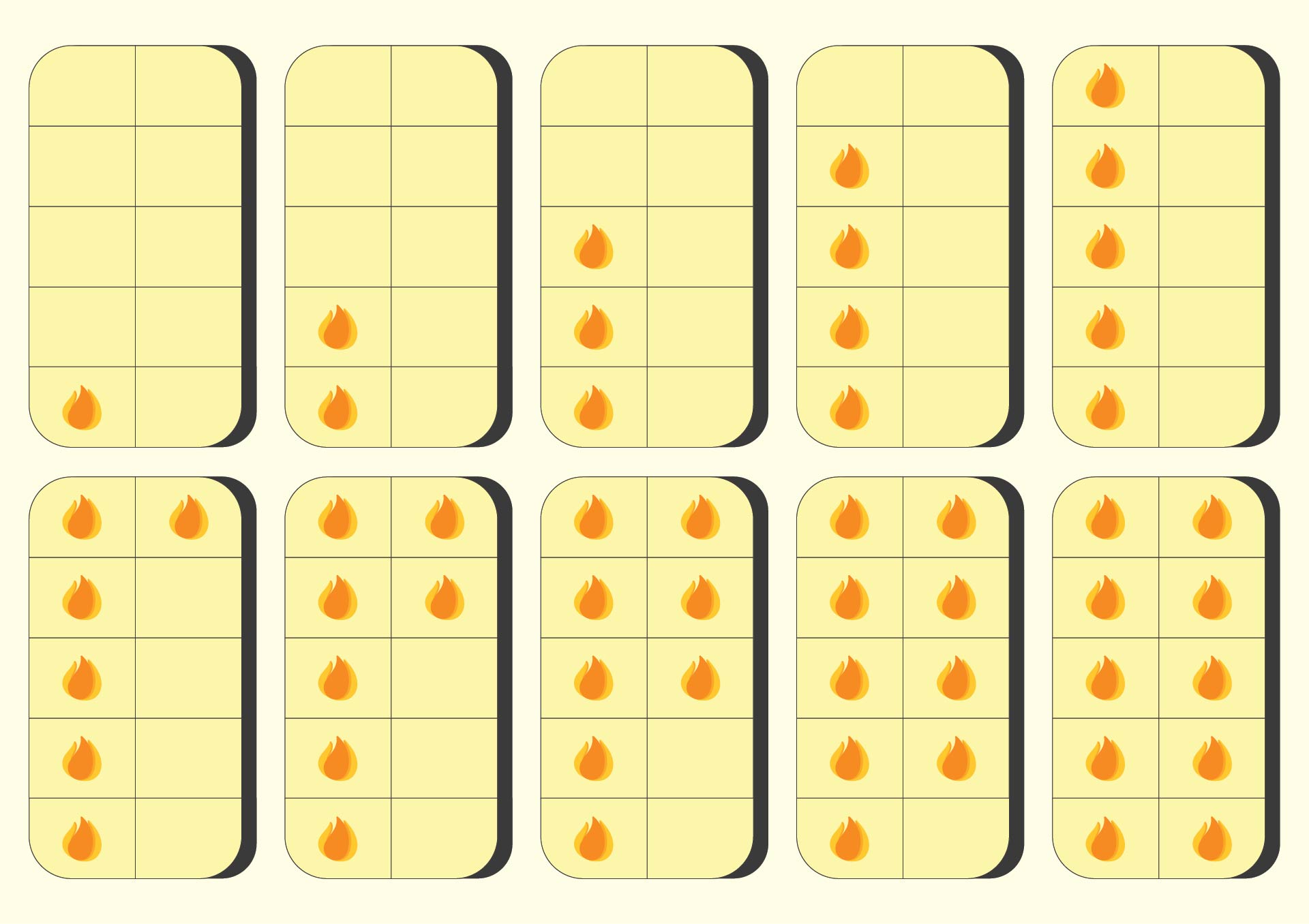 Best frame flash cards printable pdf for free at