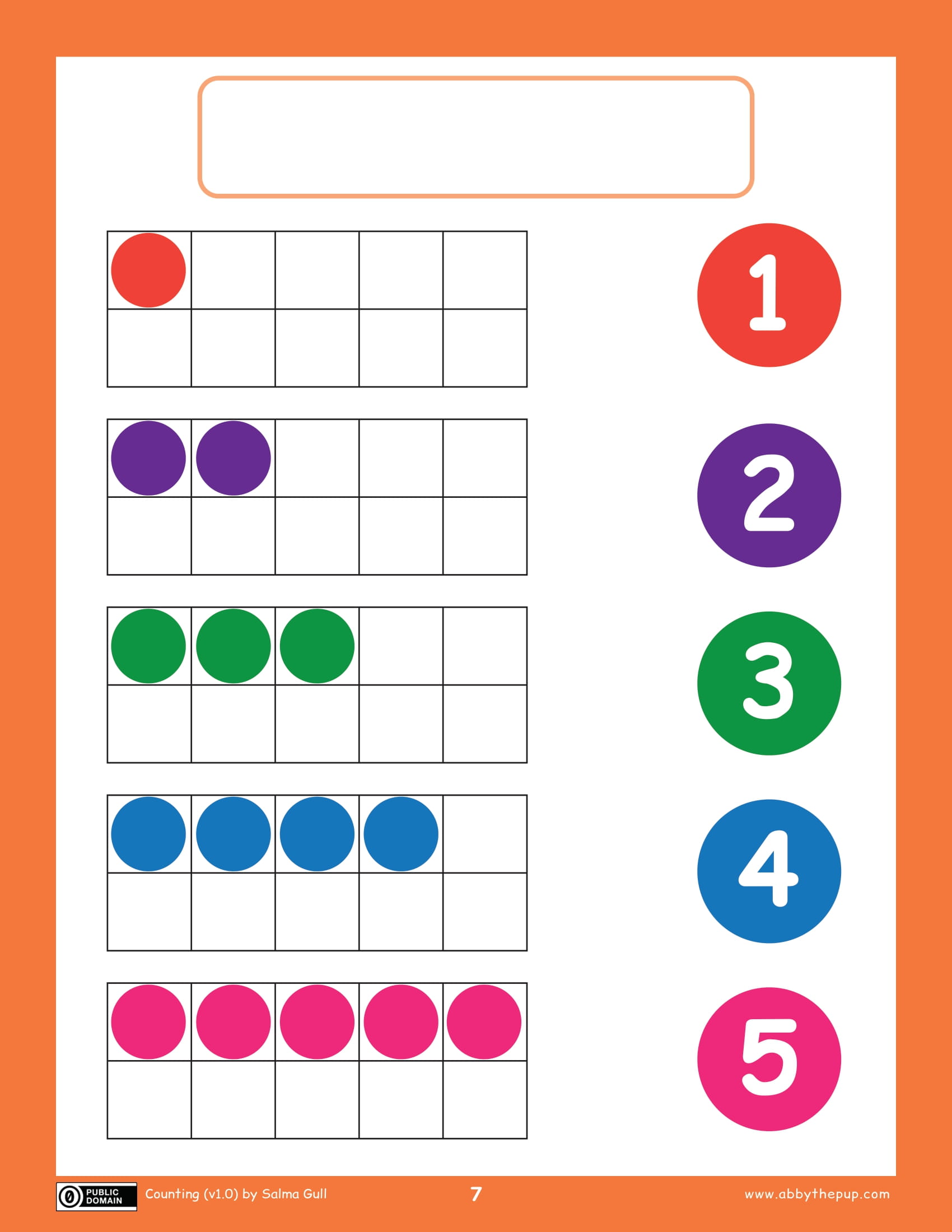Ten frame counting