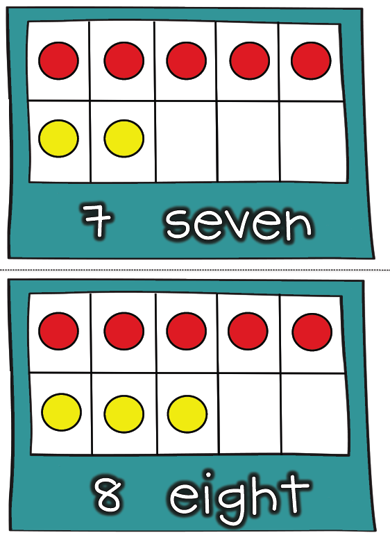 Mrs prince and co dot cards ten frames a freebie