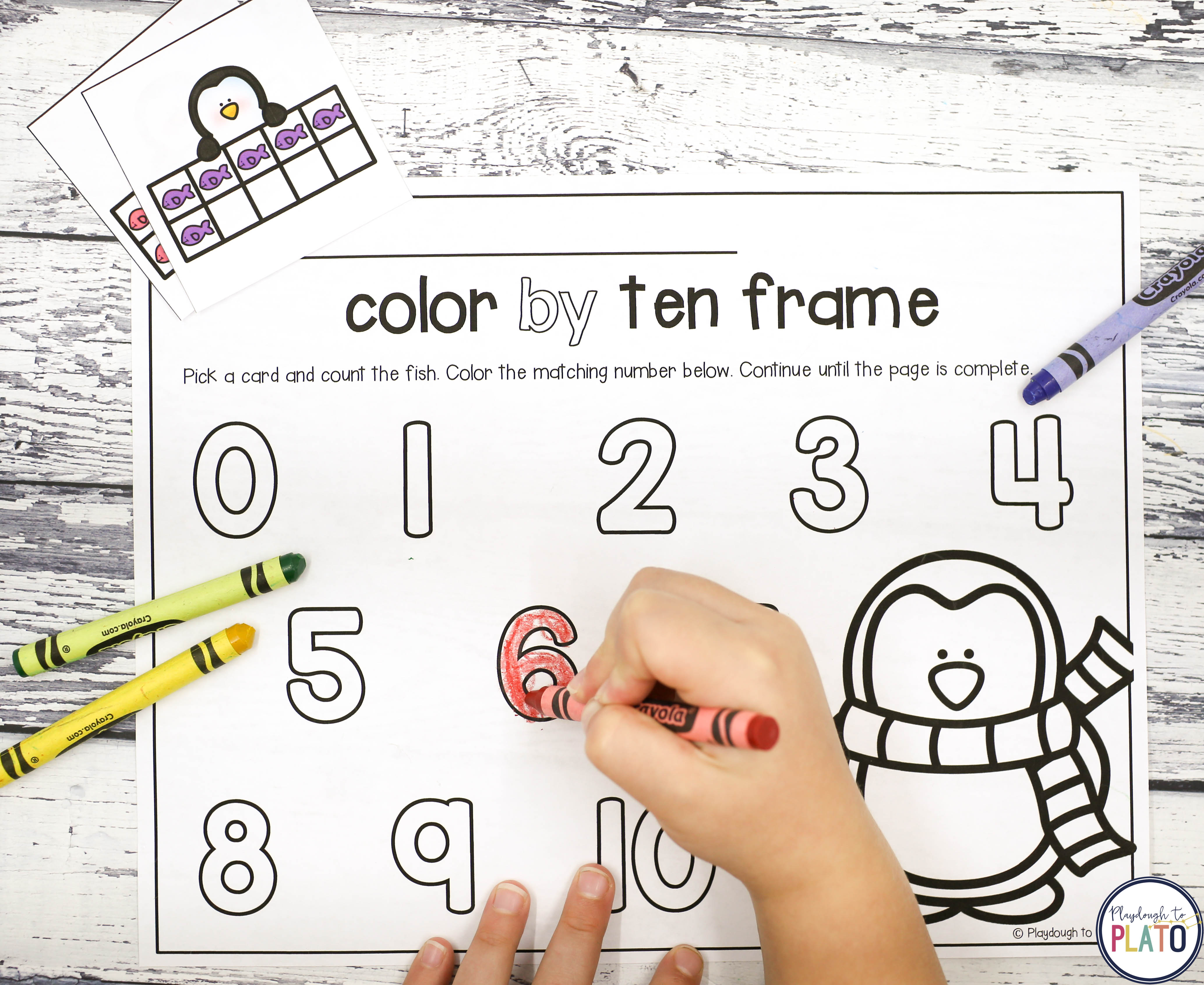 Color by ten frame