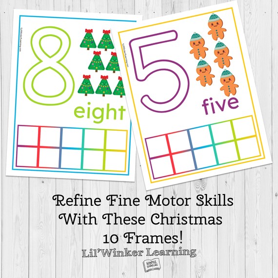 Preschool christmas activities bundle coloring pages ten