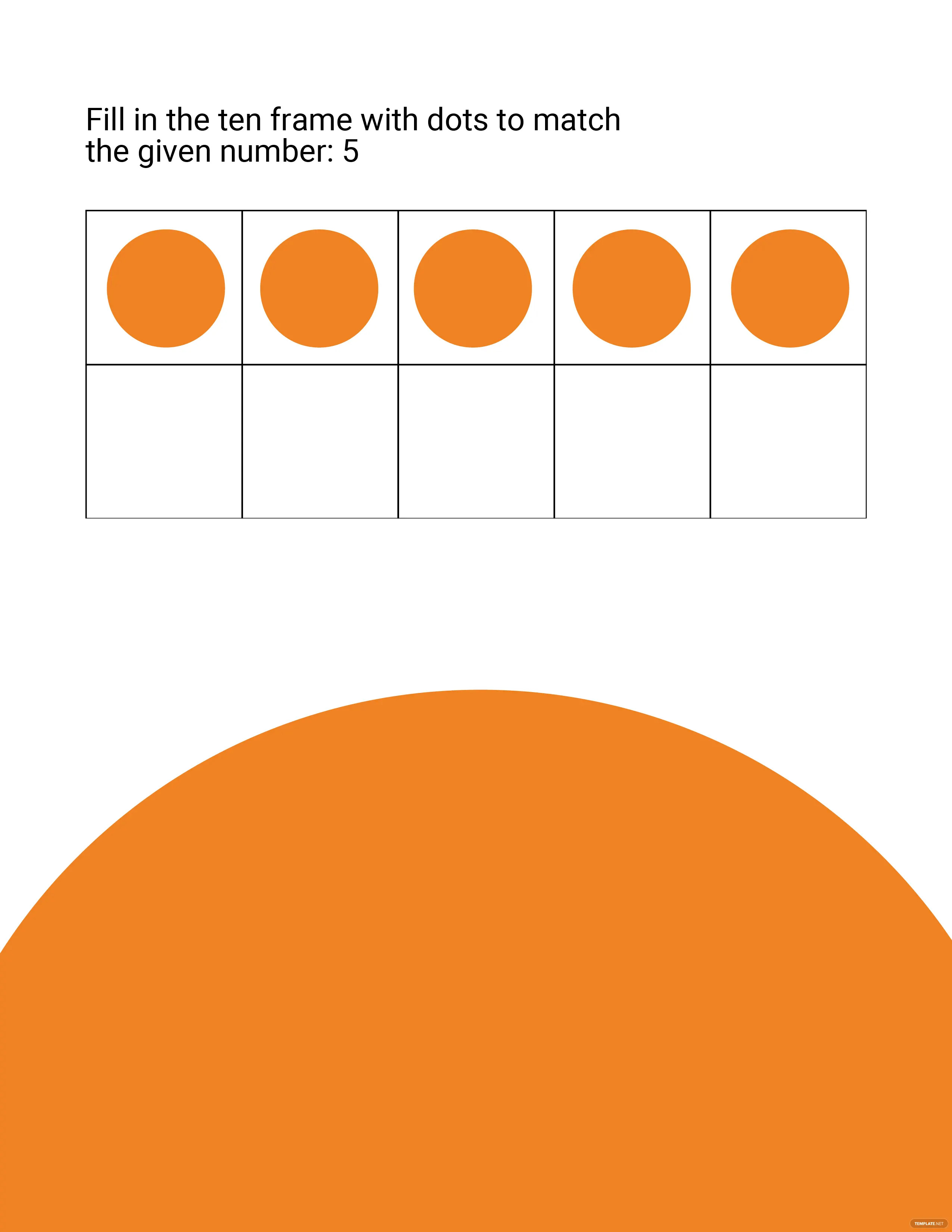 Ten frame ideas