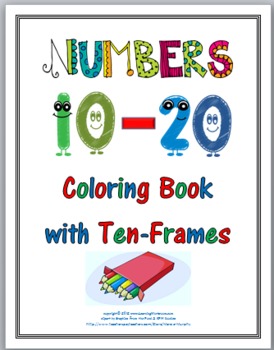 Coloring fun ten frames activities printables coloring book
