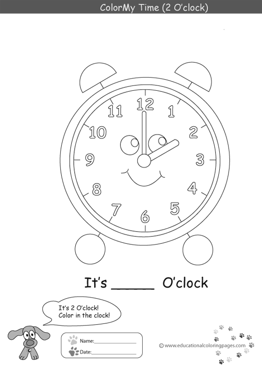 Learning time coloring