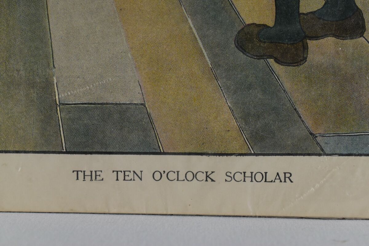 The ten oclock scholar book page print x