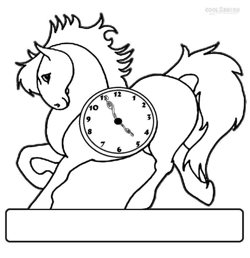 Printable clock coloring pages for kids coolbkids clock coloring pages coloring pages for kids