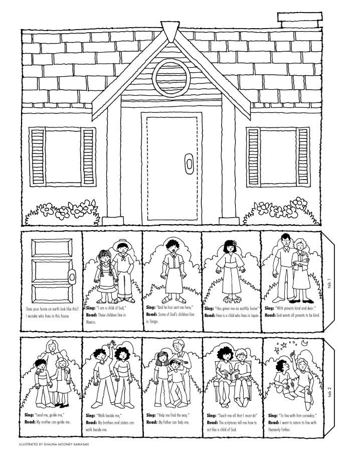 Coloring pages lds lesson ideas page