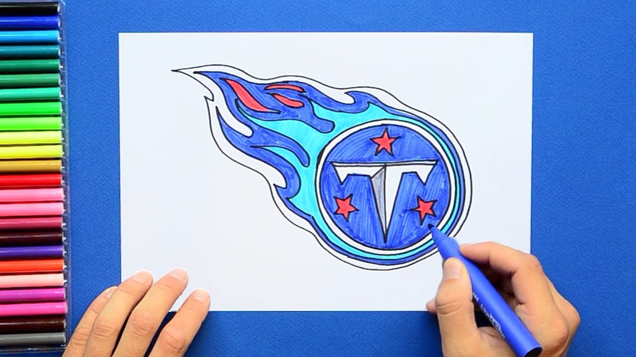 How to draw the tennessee titans logo nfl tea