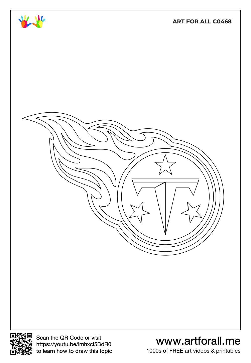 How to draw the tennessee titans logo nfl team