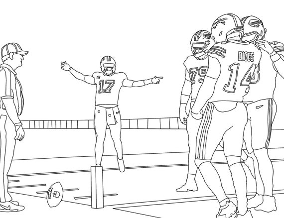 Buffalo bill coloring page