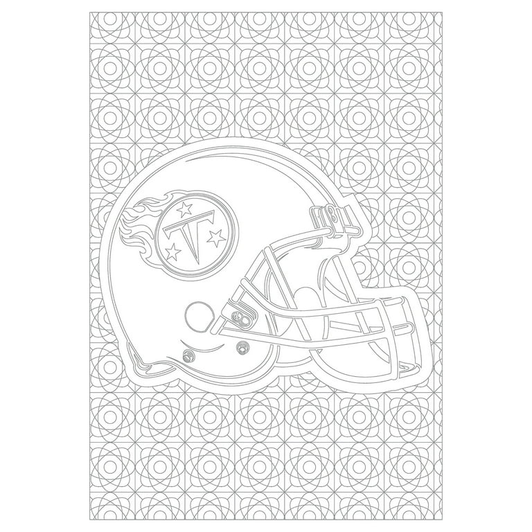 In the sports zone nfl adult coloring book tennessee titans