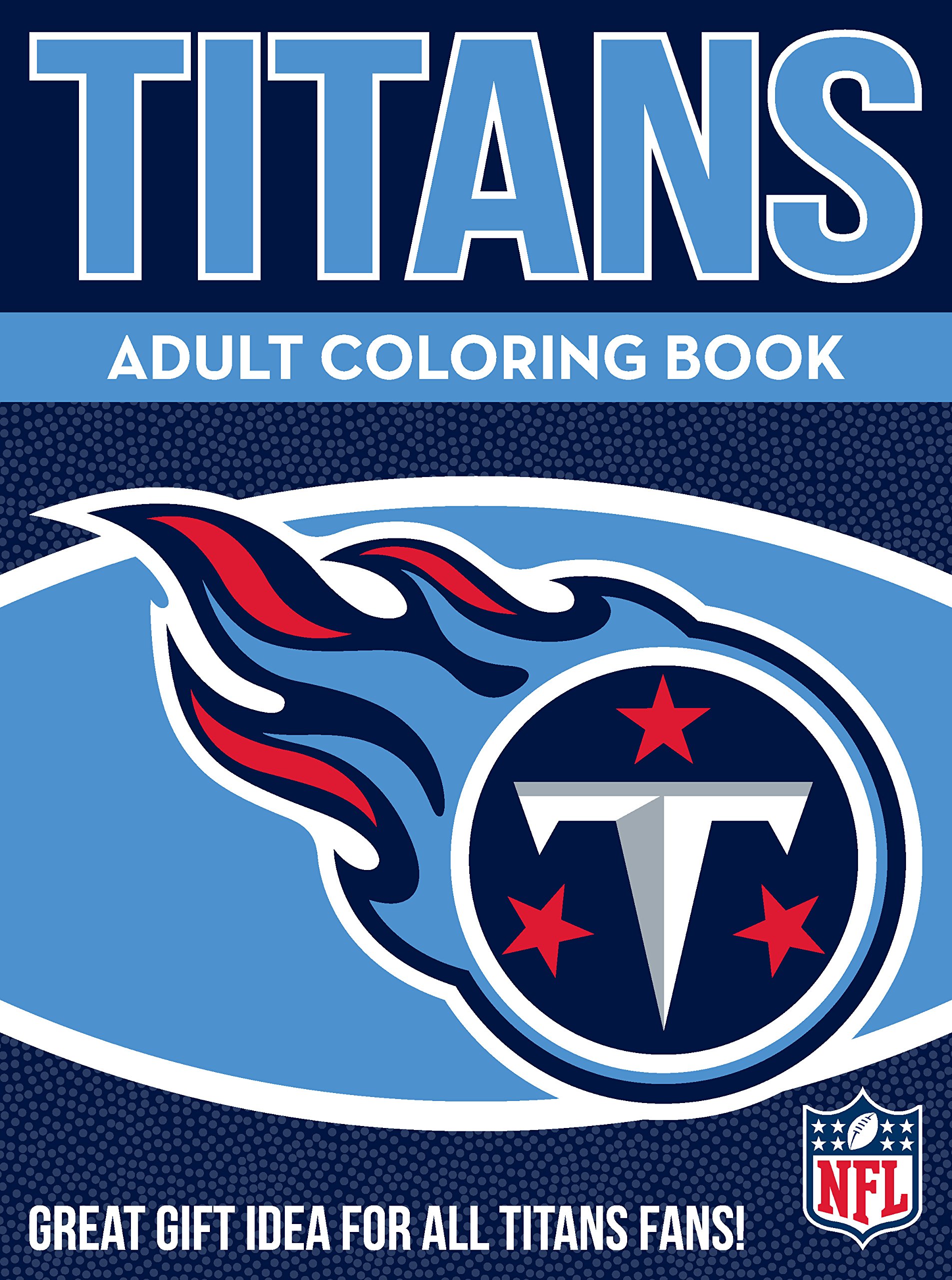 Nfl tennessee titans adult colorg booknfl adult colorg book blue white colorg pages sports fitness outdoors