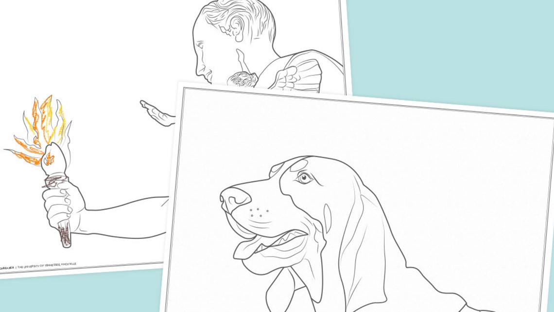 Ut shares coloring pages to keep kids busy
