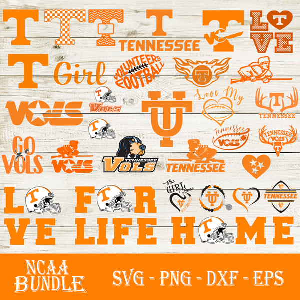 Tennessee volunteers svg bundle tennessee volunteers svg n