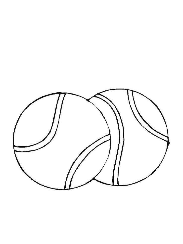 Tennis balls coloring page coloring pages color ball