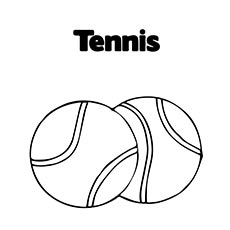 Top free printable tennis coloring pages online